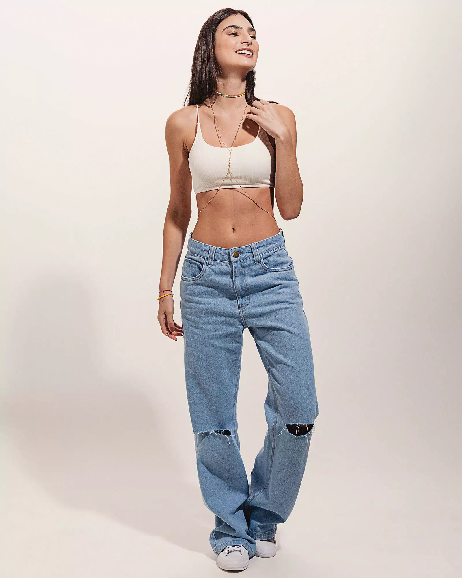 Top Alça Camomila Branco Minimadeia Compre roupas estilosas na Amorope, site seguro, frete grátis e parcelamento sem juros. Moda feminina e masculina num só lugar.
