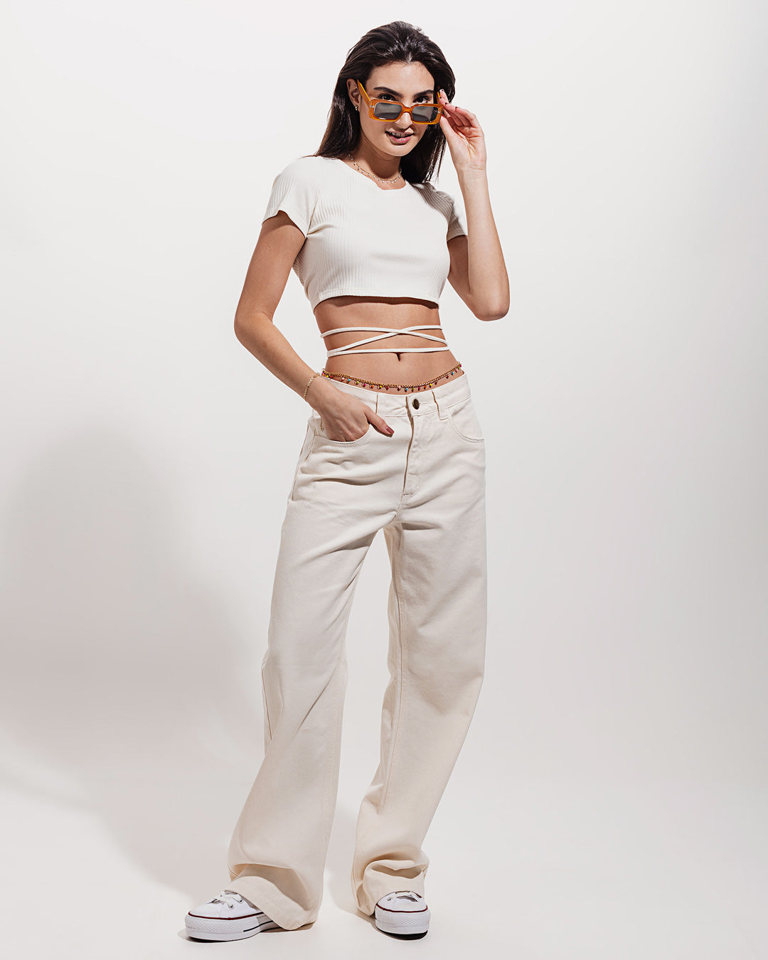 Blusa Cropped Hera Branca Minimadeia Compre roupas estilosas na Amorope, site seguro, frete grátis e parcelamento sem juros. Moda feminina e masculina num só lugar.