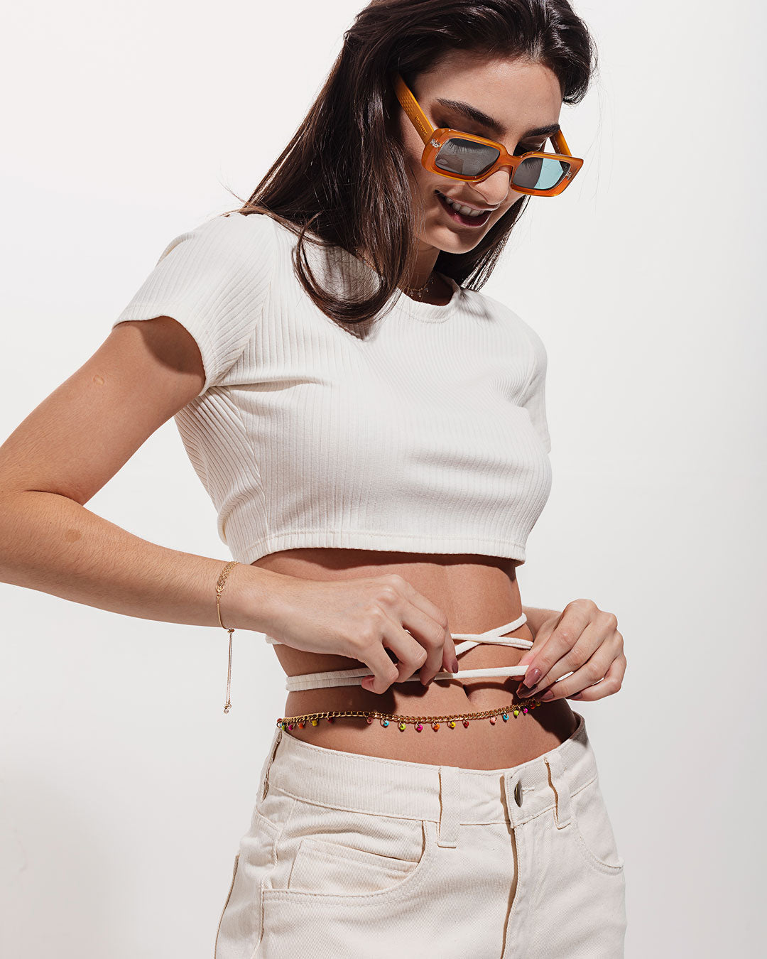 Blusa Cropped Hera Branca Minimadeia Compre roupas estilosas na Amorope, site seguro, frete grátis e parcelamento sem juros. Moda feminina e masculina num só lugar.