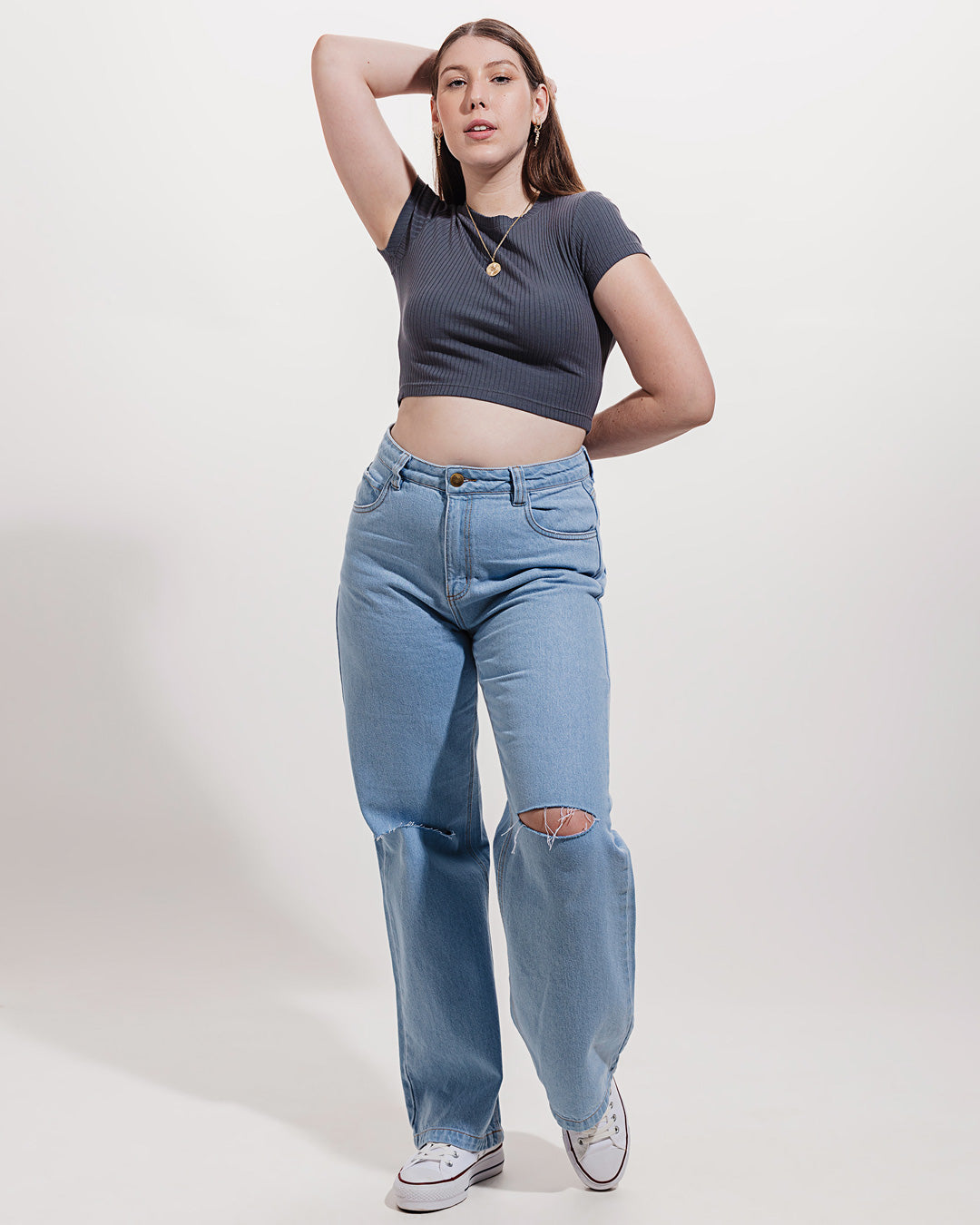 Blusa Cropped Orquídea Grafite Minimadeia Compre roupas estilosas na Amorope, site seguro, frete grátis e parcelamento sem juros. Moda feminina e masculina num só lugar.