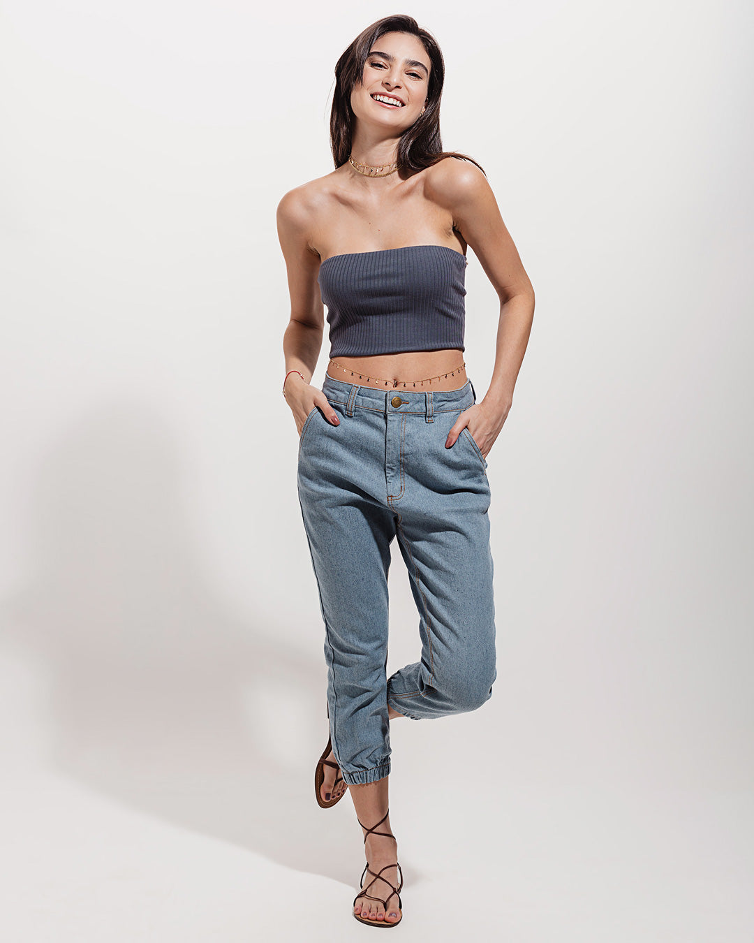 Top Faixa Margarida Grafite Minimadeia Compre roupas estilosas na Amorope, site seguro, frete grátis e parcelamento sem juros. Moda feminina e masculina num só lugar.