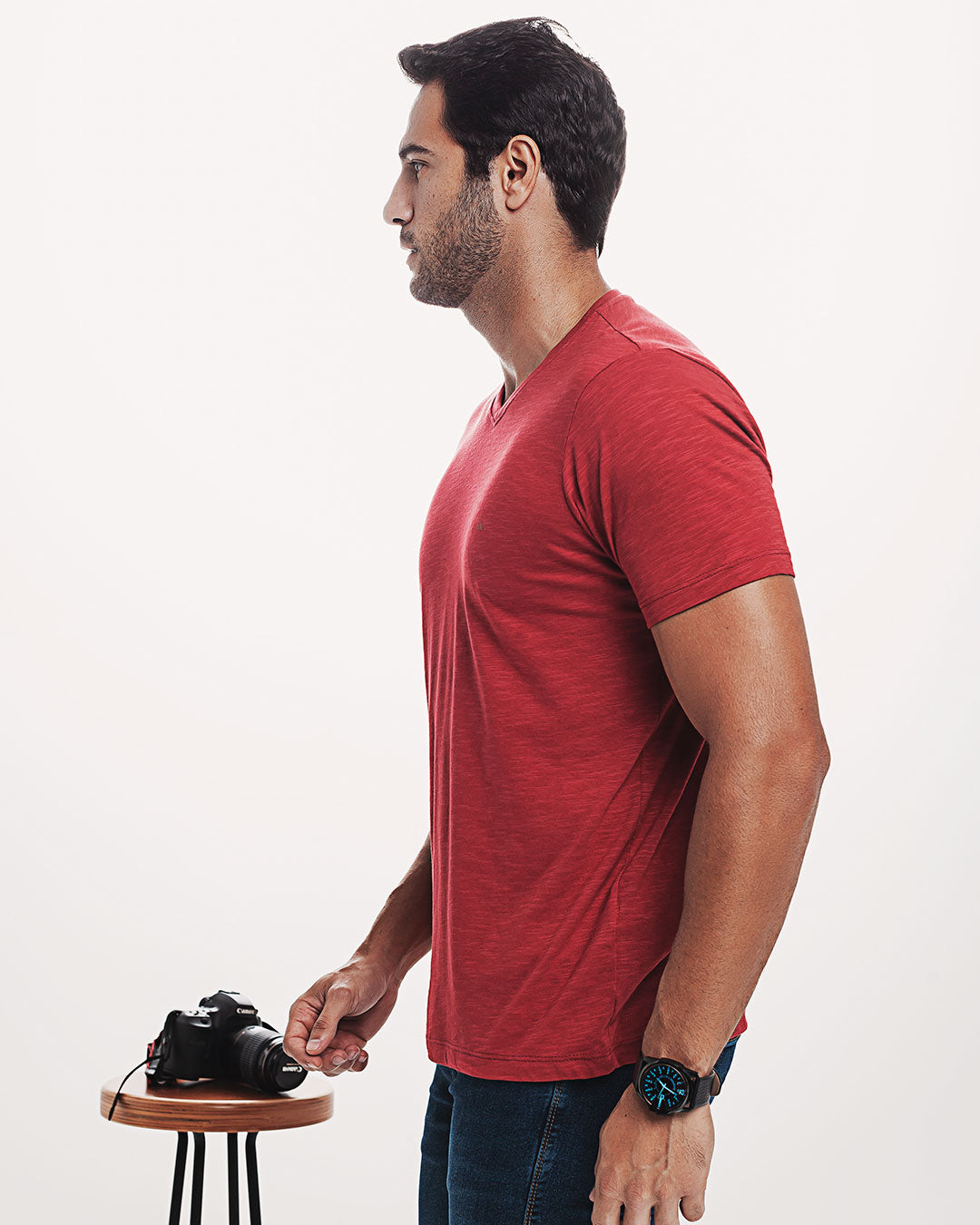 Camiseta Algodão Ultraleve Vermelha Ezutus Compre roupas estilosas na Amorope, site seguro, frete grátis e parcelamento sem juros. Moda feminina e masculina num só lugar.