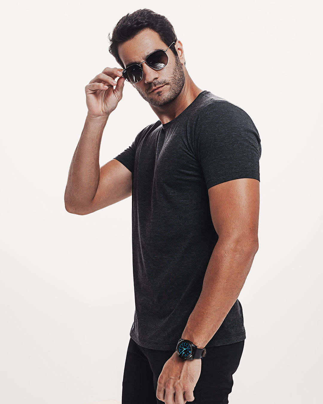 Camiseta Viscose Everyday Preta Mescla Ezutus Compre roupas estilosas na Amorope, site seguro, frete grátis e parcelamento sem juros. Moda feminina e masculina num só lugar.