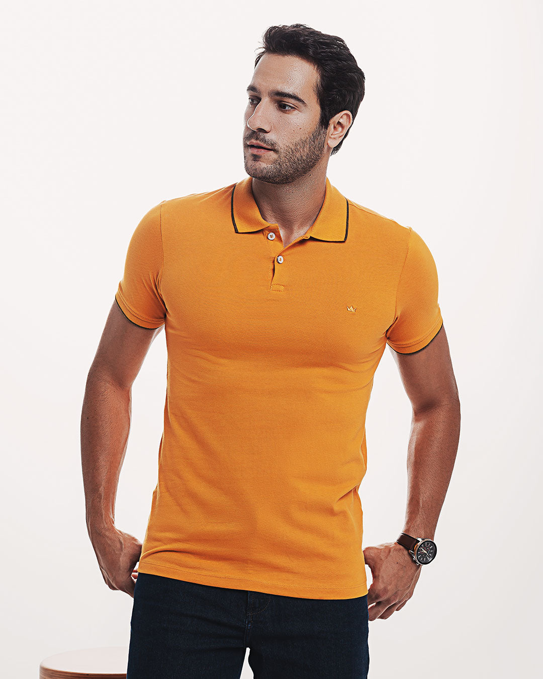 Polo Piquet 301 Amarela Ezutus Compre roupas estilosas na Amorope, site seguro, frete grátis e parcelamento sem juros. Moda feminina e masculina num só lugar.
