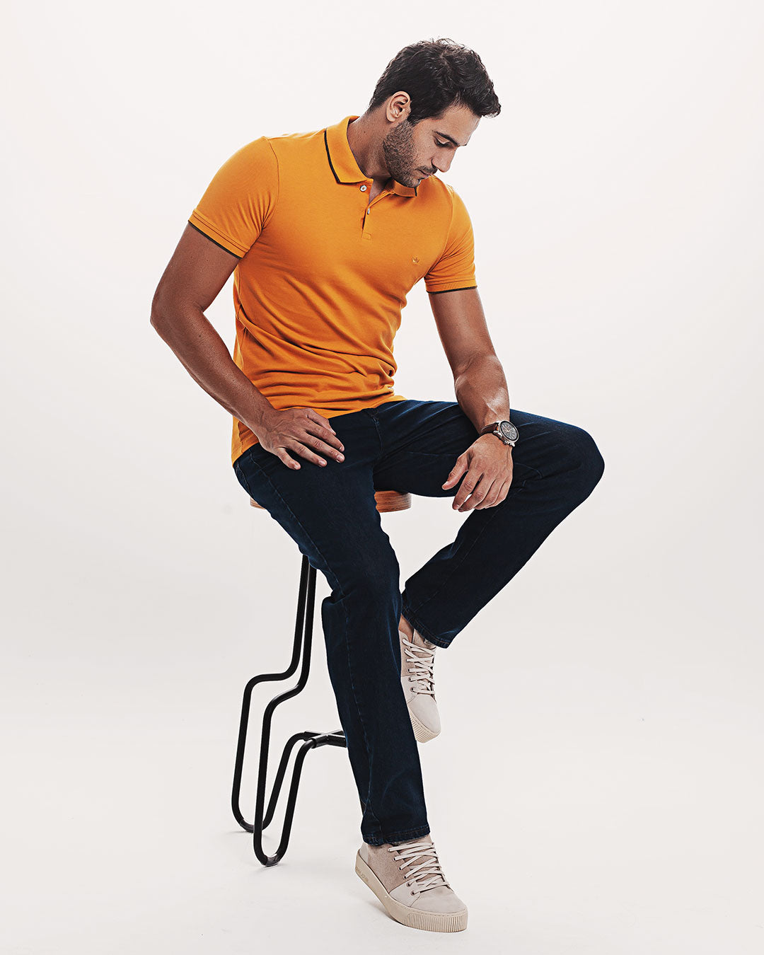 Polo Piquet 301 Amarela Ezutus Compre roupas estilosas na Amorope, site seguro, frete grátis e parcelamento sem juros. Moda feminina e masculina num só lugar.