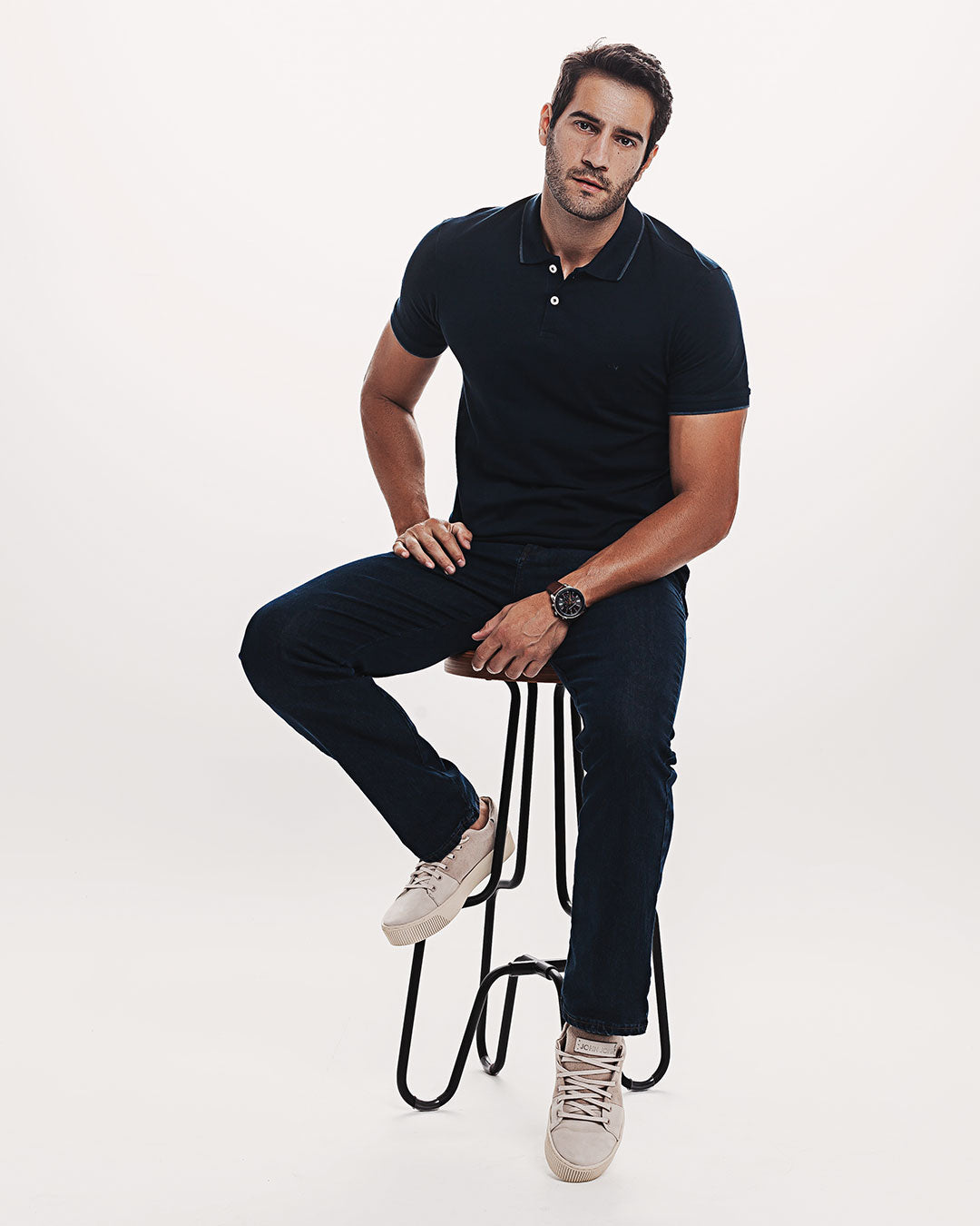Polo Piquet 301 Azul Marinho Ezutus Compre roupas estilosas na Amorope, site seguro, frete grátis e parcelamento sem juros. Moda feminina e masculina num só lugar.