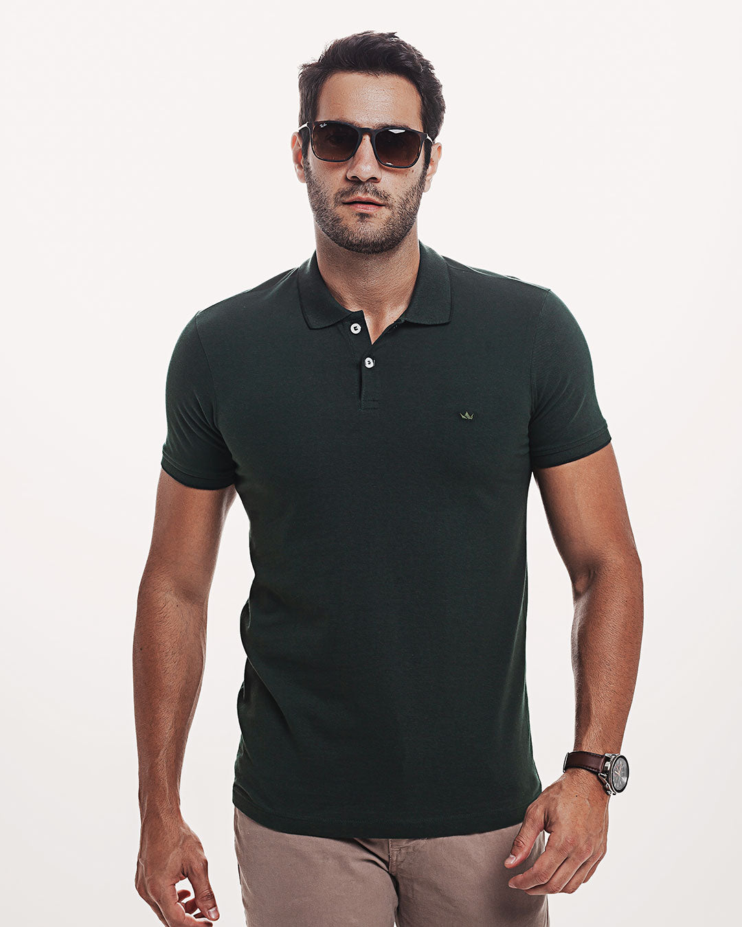 Polo Piquet 301 Verde Escura Ezutus Compre roupas estilosas na Amorope, site seguro, frete grátis e parcelamento sem juros. Moda feminina e masculina num só lugar.