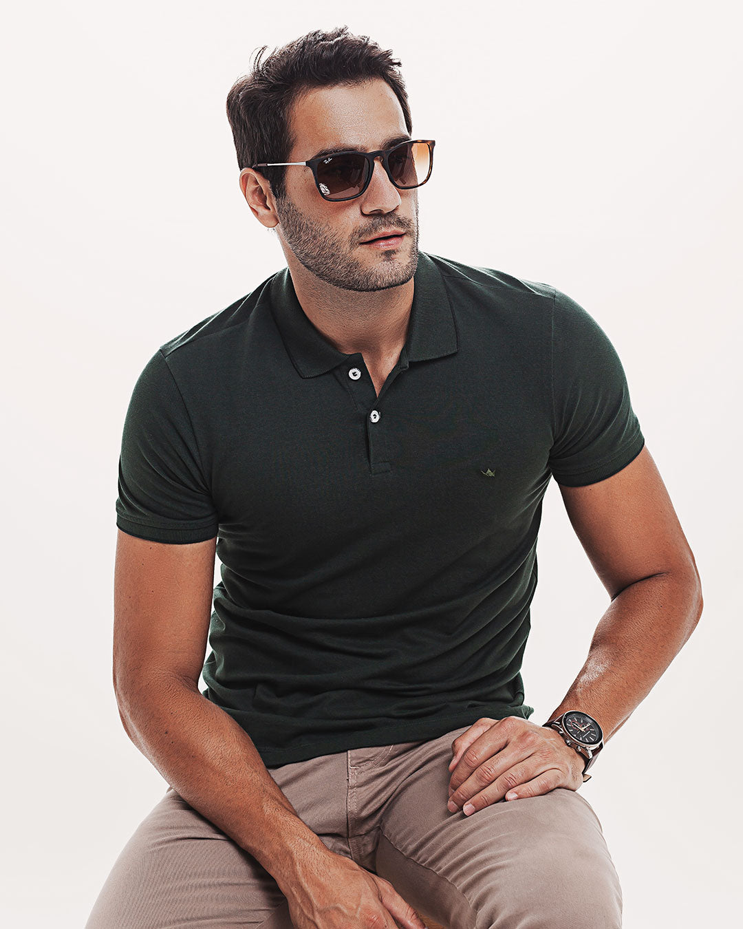 Polo Piquet 301 Verde Escura Ezutus Compre roupas estilosas na Amorope, site seguro, frete grátis e parcelamento sem juros. Moda feminina e masculina num só lugar.