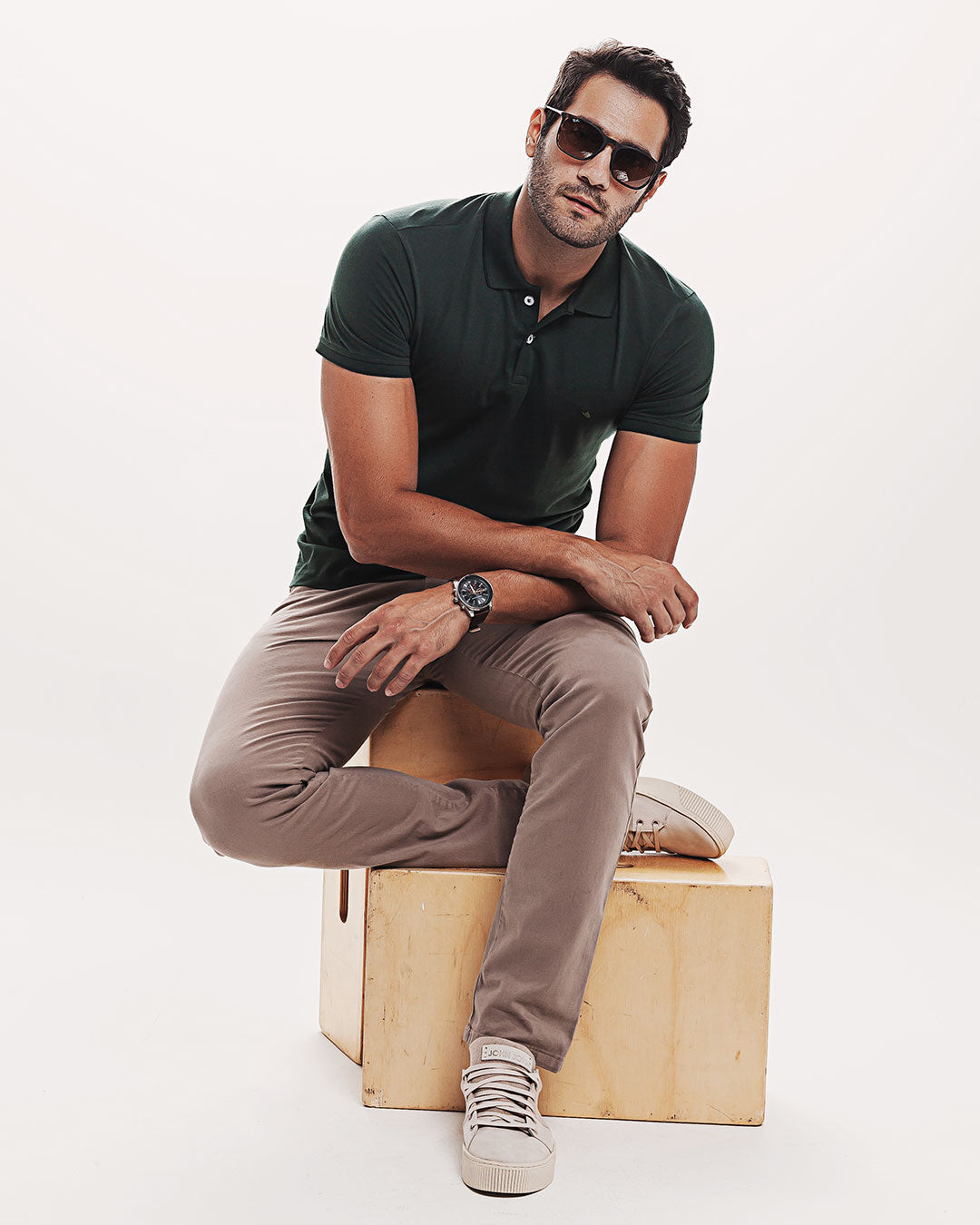 Polo Piquet 301 Verde Escura Ezutus Compre roupas estilosas na Amorope, site seguro, frete grátis e parcelamento sem juros. Moda feminina e masculina num só lugar.