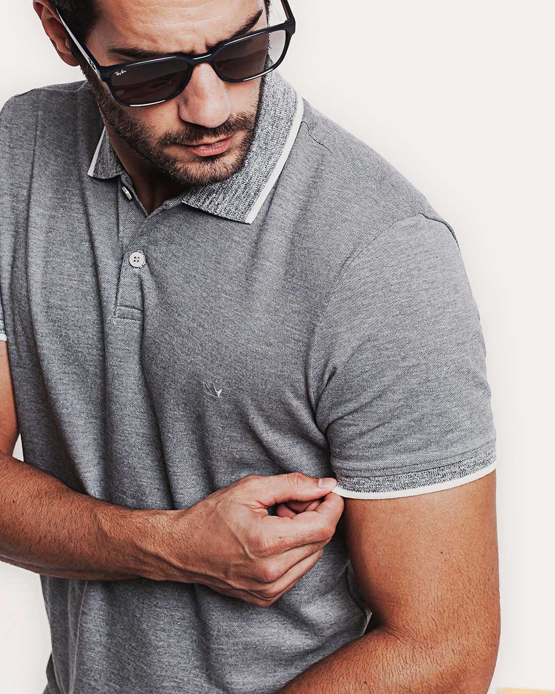 Polo Piquet 301 Mescla Cinza Ezutus Compre roupas estilosas na Amorope, site seguro, frete grátis e parcelamento sem juros. Moda feminina e masculina num só lugar.