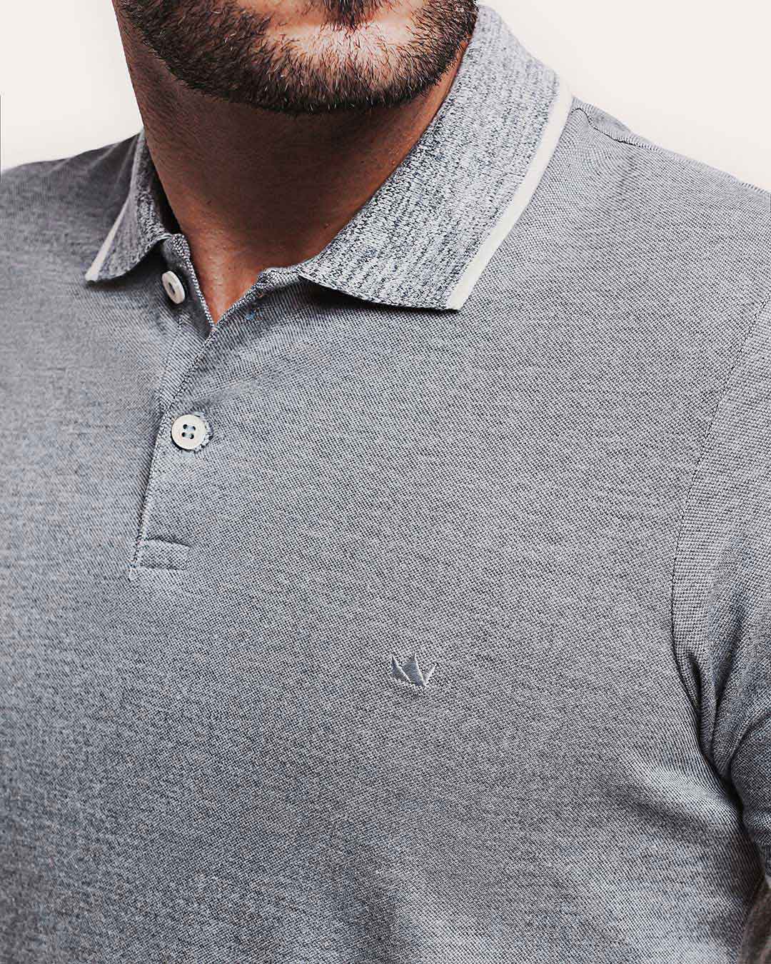 Polo Piquet 301 Mescla Cinza Ezutus Compre roupas estilosas na Amorope, site seguro, frete grátis e parcelamento sem juros. Moda feminina e masculina num só lugar.