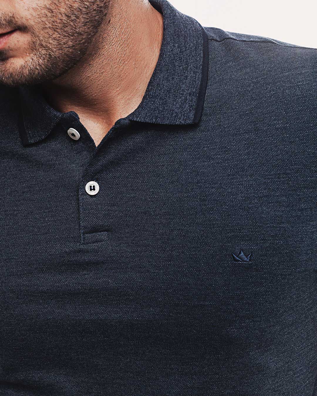 Polo Piquet 301 Mescla Azul Marinho Ezutus Compre roupas estilosas na Amorope, site seguro, frete grátis e parcelamento sem juros. Moda feminina e masculina num só lugar.