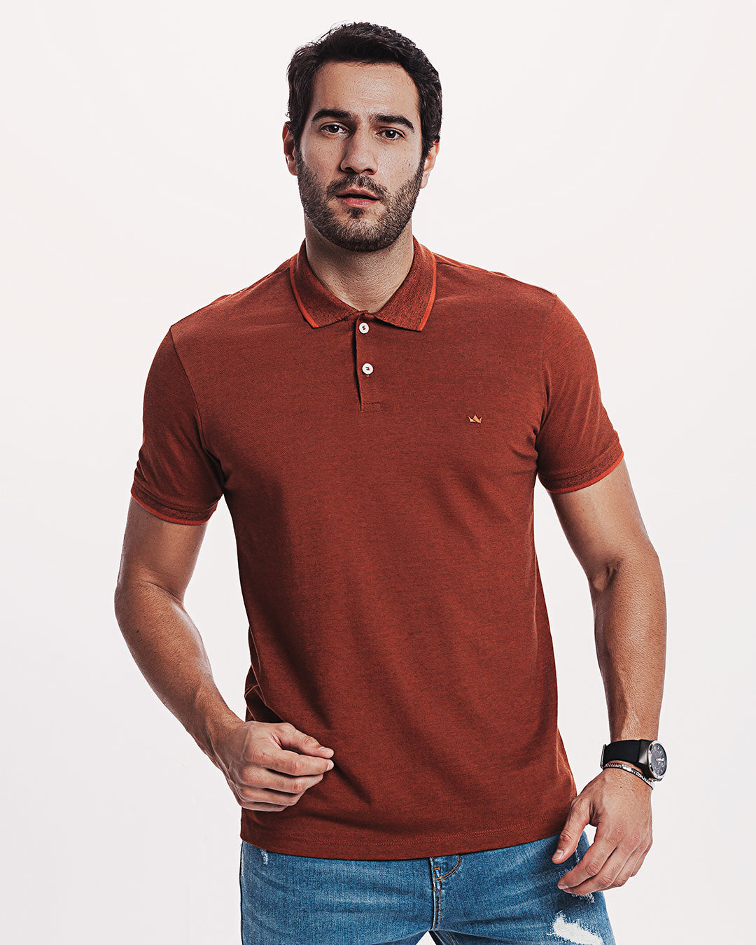 Polo Piquet 301 Mescla Telha Ezutus Compre roupas estilosas na Amorope, site seguro, frete grátis e parcelamento sem juros. Moda feminina e masculina num só lugar.
