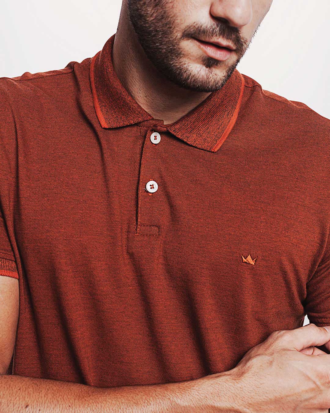 Polo Piquet 301 Mescla Telha Ezutus Compre roupas estilosas na Amorope, site seguro, frete grátis e parcelamento sem juros. Moda feminina e masculina num só lugar.