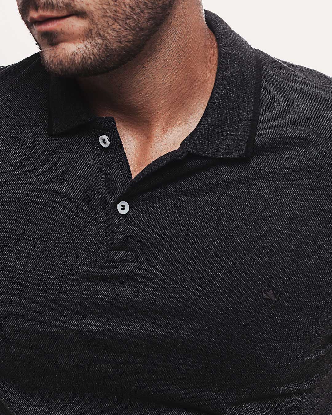 Polo Piquet 301 Mescla Preta Ezutus Compre roupas estilosas na Amorope, site seguro, frete grátis e parcelamento sem juros. Moda feminina e masculina num só lugar.