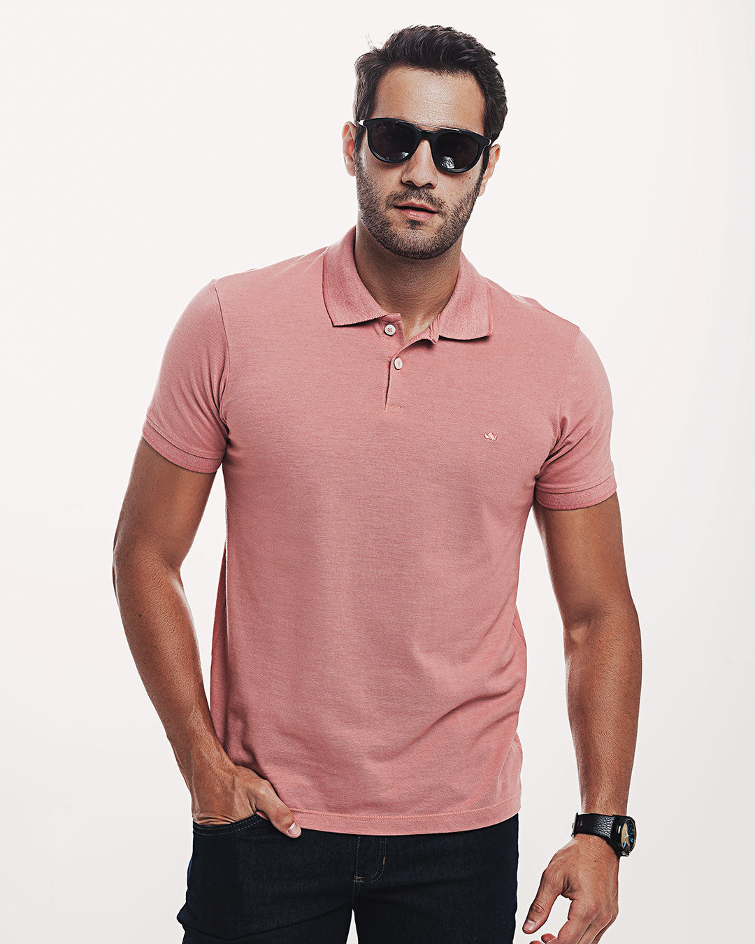 Polo Piquet 301 Mescla Rosa Ezutus Compre roupas estilosas na Amorope, site seguro, frete grátis e parcelamento sem juros. Moda feminina e masculina num só lugar.