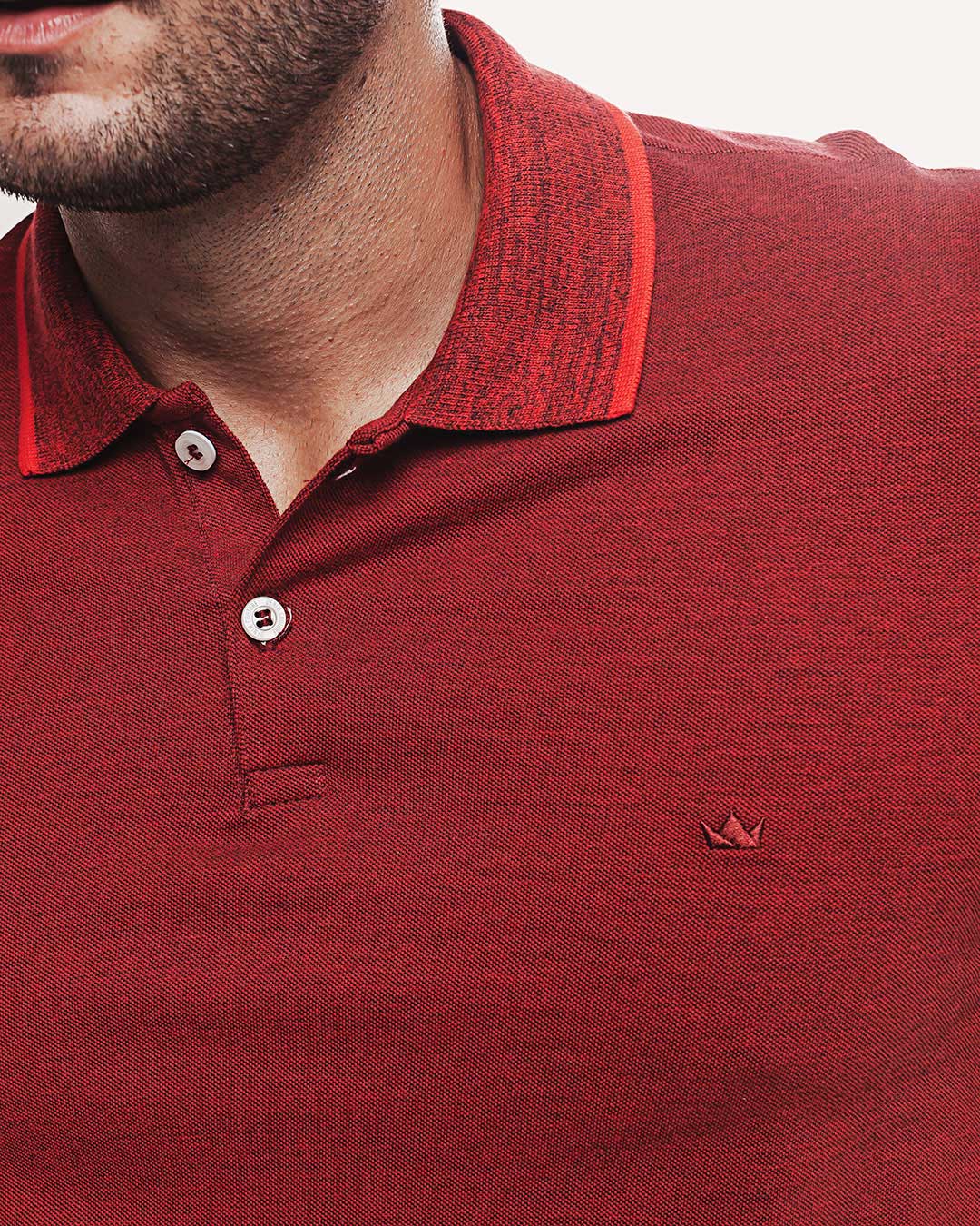 Polo Piquet 301 Mescla Vermelha Ezutus Compre roupas estilosas na Amorope, site seguro, frete grátis e parcelamento sem juros. Moda feminina e masculina num só lugar.