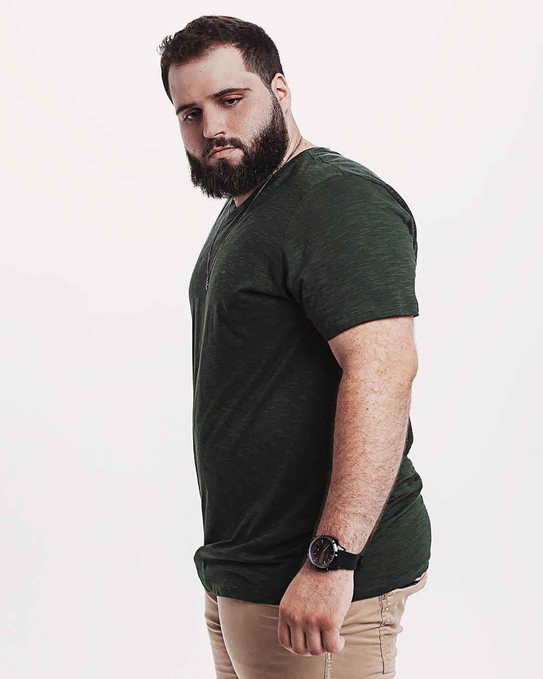 Camiseta Algodão Ultraleve Verde Ezutus Compre roupas estilosas na Amorope, site seguro, frete grátis e parcelamento sem juros. Moda feminina e masculina num só lugar.