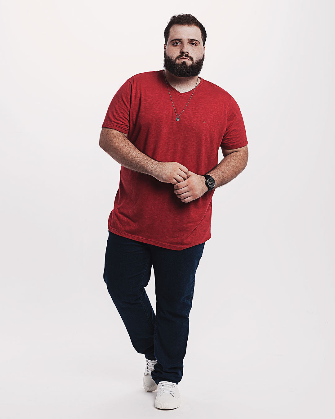 Camiseta Algodão Ultraleve Vermelha Ezutus Compre roupas estilosas na Amorope, site seguro, frete grátis e parcelamento sem juros. Moda feminina e masculina num só lugar.