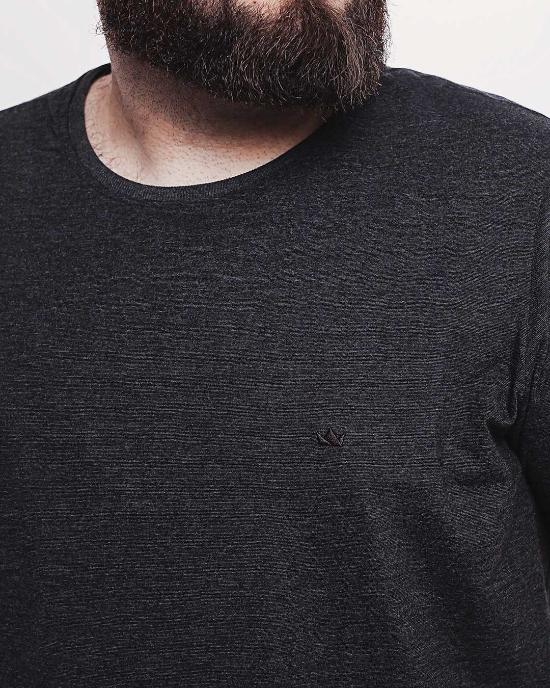 Camiseta Algodão 301 Preta Mescla Ezutus Compre roupas estilosas na Amorope, site seguro, frete grátis e parcelamento sem juros. Moda feminina e masculina num só lugar.