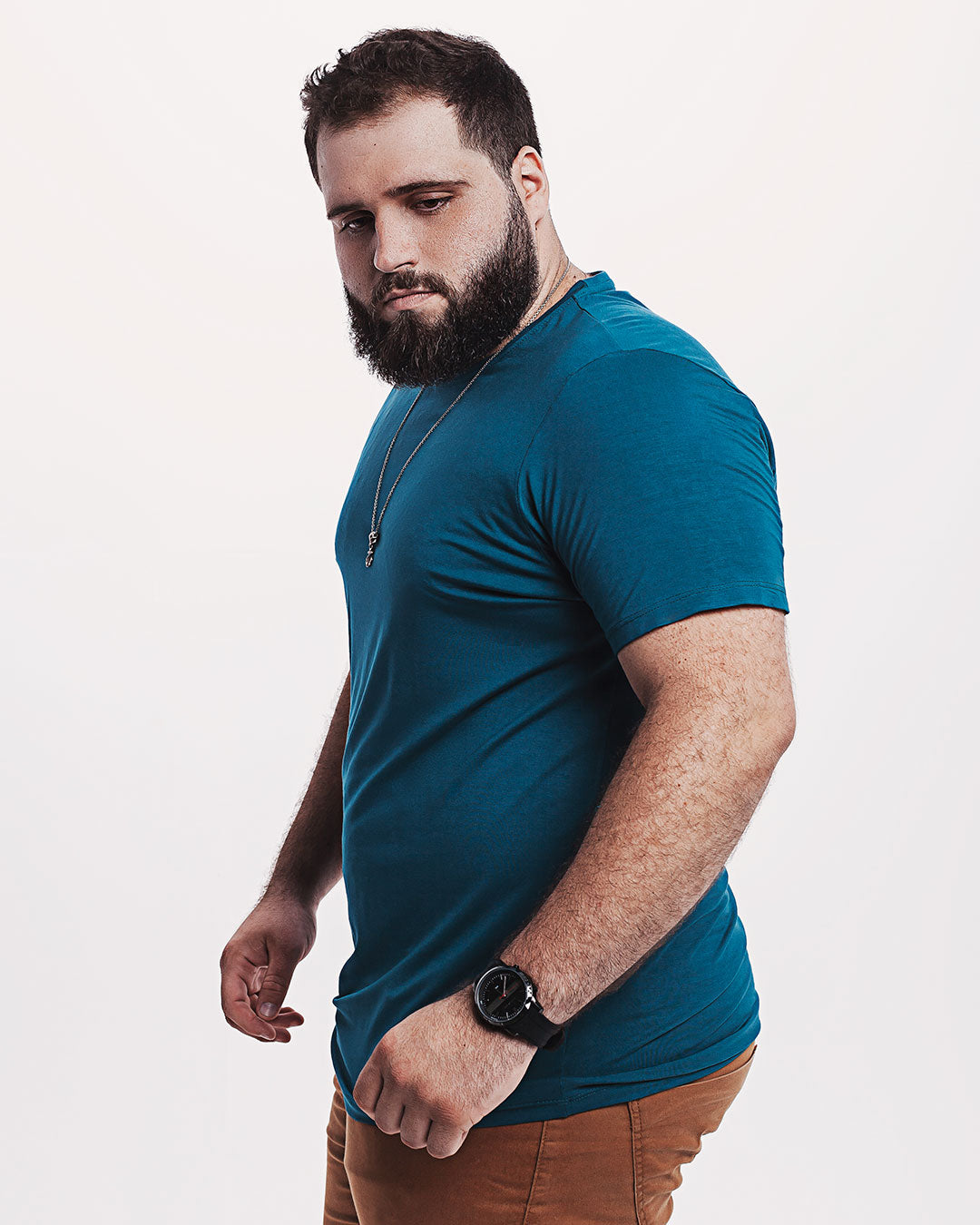 Camiseta Viscose Everyday Azul Ezutus Compre roupas estilosas na Amorope, site seguro, frete grátis e parcelamento sem juros. Moda feminina e masculina num só lugar.