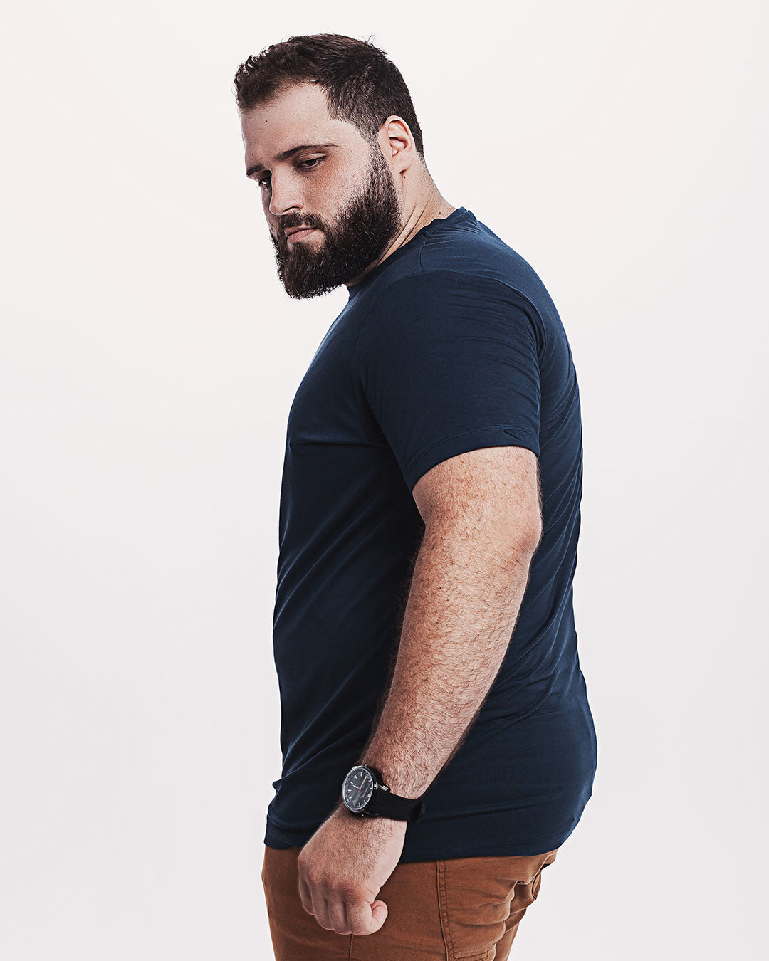 Camiseta Viscose Everyday Azul Marinho Ezutus Compre roupas estilosas na Amorope, site seguro, frete grátis e parcelamento sem juros. Moda feminina e masculina num só lugar.