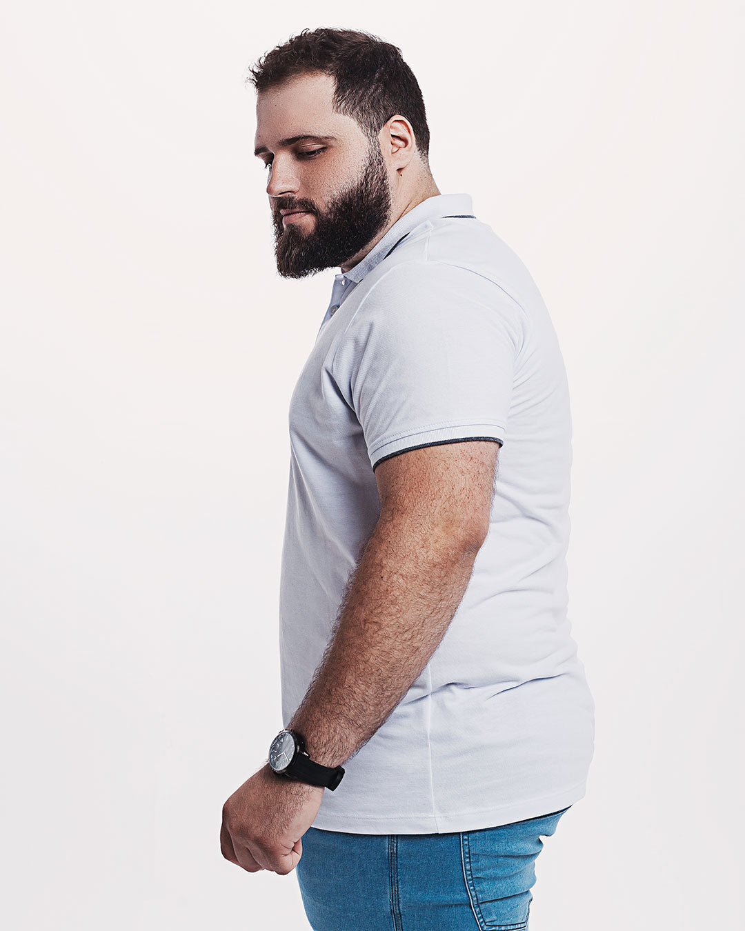 Polo Piquet 301 Branca Ezutus Compre roupas estilosas na Amorope, site seguro, frete grátis e parcelamento sem juros. Moda feminina e masculina num só lugar.