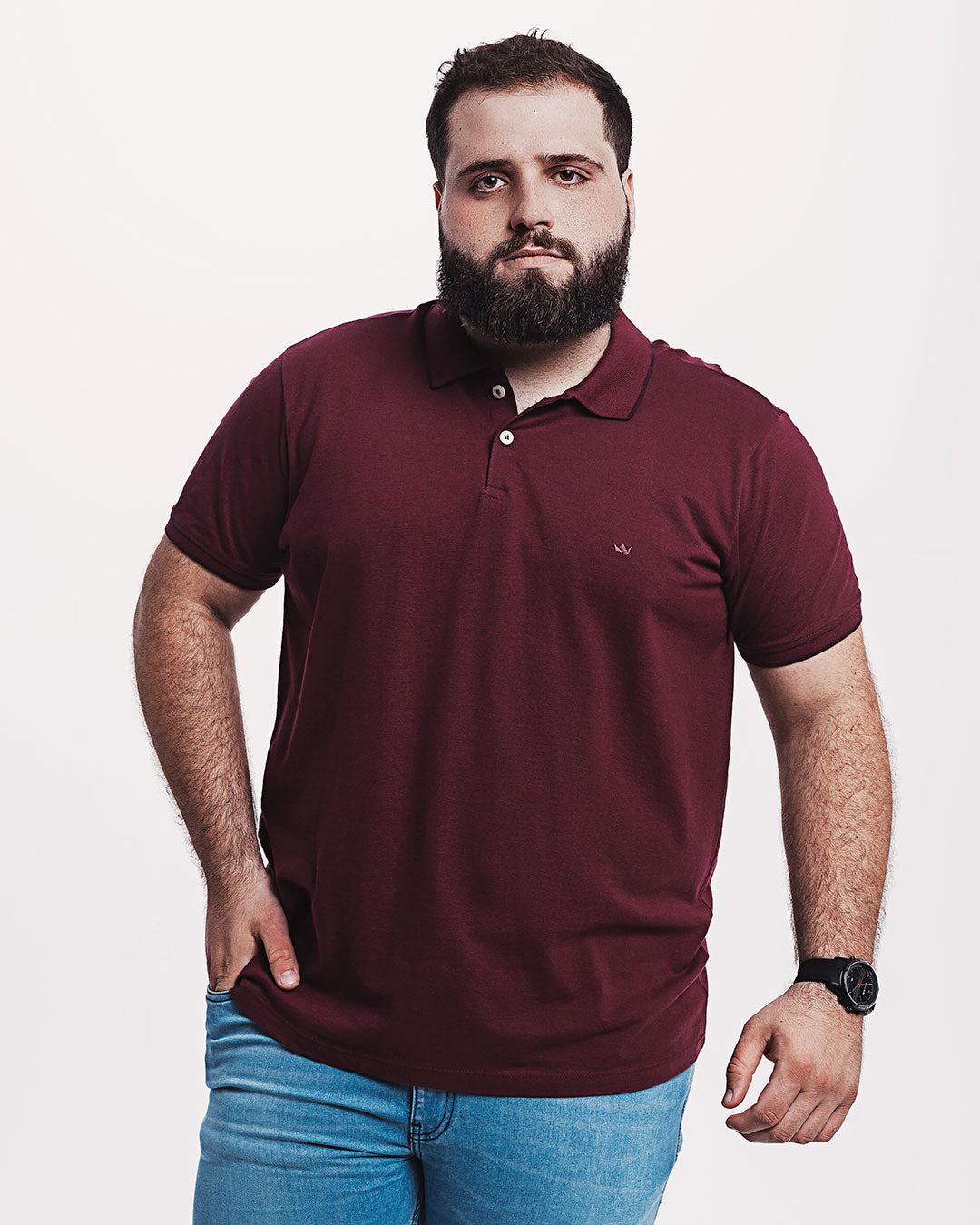 Polo Piquet 301 Bordô Ezutus Compre roupas estilosas na Amorope, site seguro, frete grátis e parcelamento sem juros. Moda feminina e masculina num só lugar.