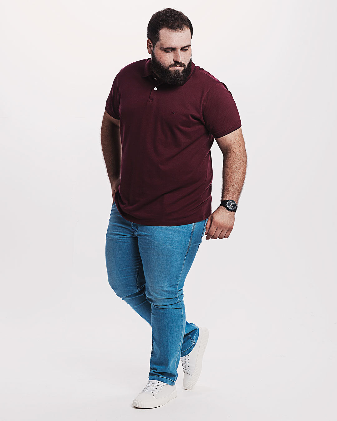 Polo Piquet 301 Bordô Ezutus Compre roupas estilosas na Amorope, site seguro, frete grátis e parcelamento sem juros. Moda feminina e masculina num só lugar.