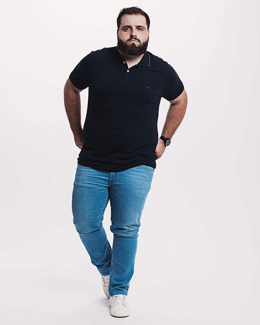 Polo Piquet 301 Azul Marinho Ezutus Compre roupas estilosas na Amorope, site seguro, frete grátis e parcelamento sem juros. Moda feminina e masculina num só lugar.