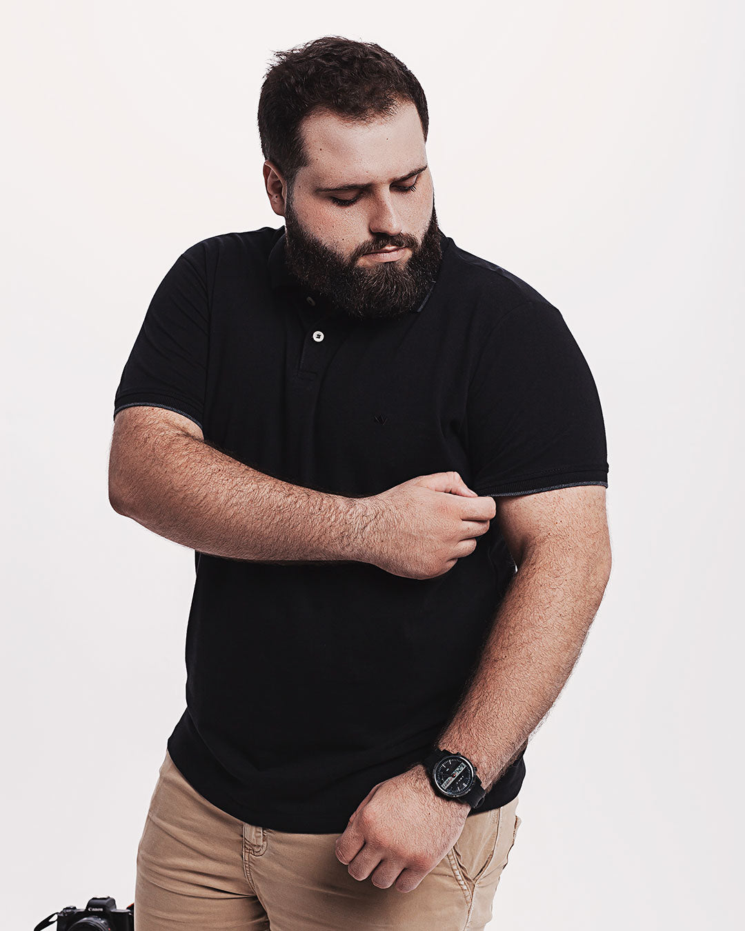 Polo Piquet 301 Preta Ezutus Compre roupas estilosas na Amorope, site seguro, frete grátis e parcelamento sem juros. Moda feminina e masculina num só lugar.