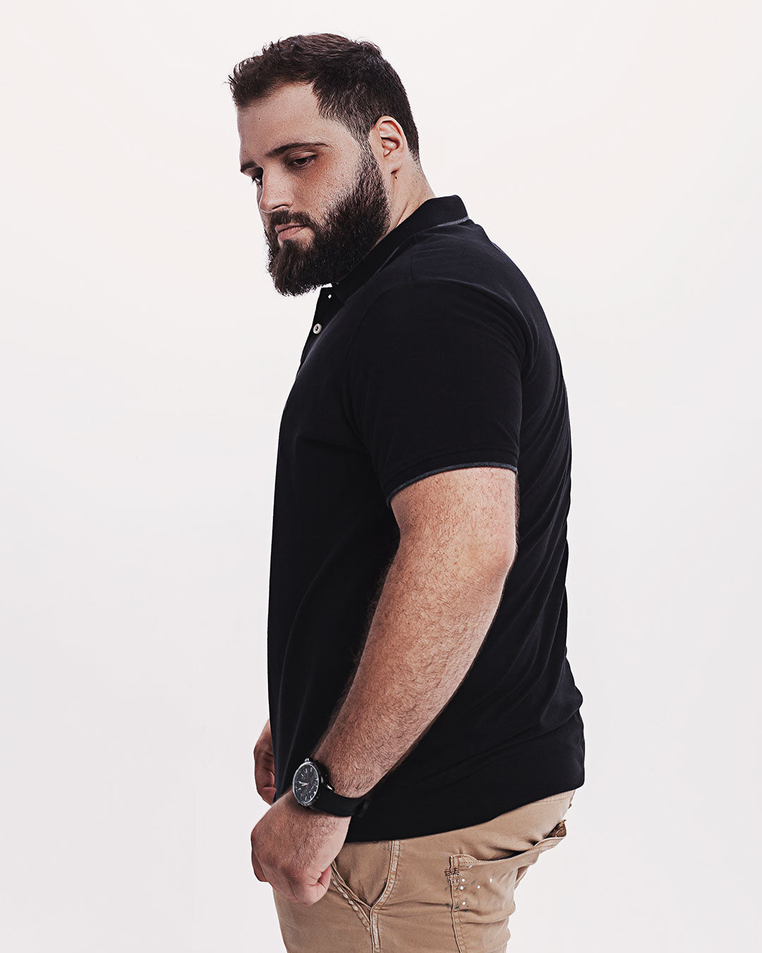 Polo Piquet 301 Preta Ezutus Compre roupas estilosas na Amorope, site seguro, frete grátis e parcelamento sem juros. Moda feminina e masculina num só lugar.