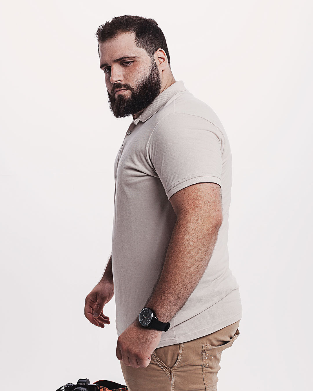 Polo Piquet 301 Mescla Bege Ezutus Compre roupas estilosas na Amorope, site seguro, frete grátis e parcelamento sem juros. Moda feminina e masculina num só lugar.