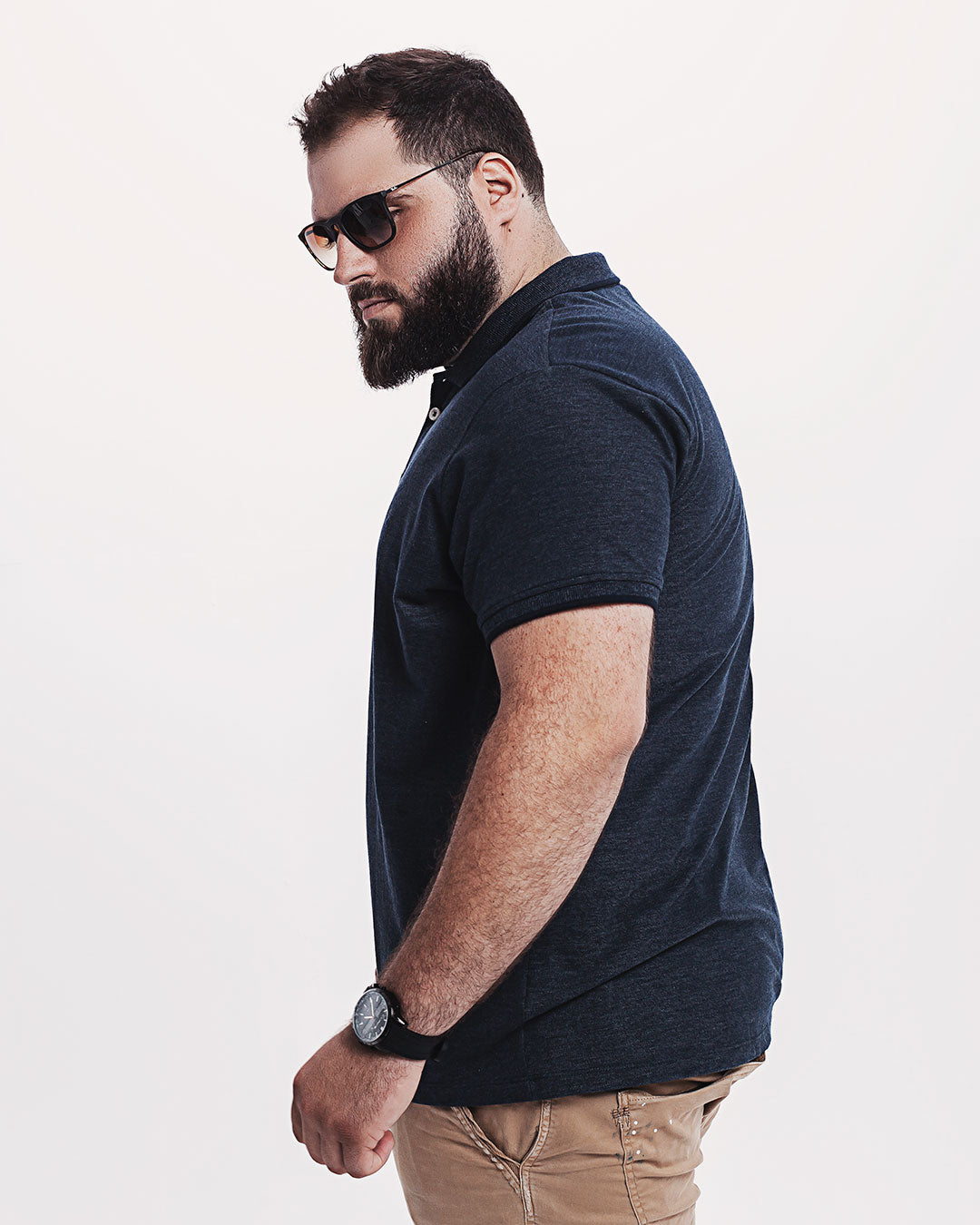 Polo Piquet 301 Mescla Azul Marinho Ezutus Compre roupas estilosas na Amorope, site seguro, frete grátis e parcelamento sem juros. Moda feminina e masculina num só lugar.