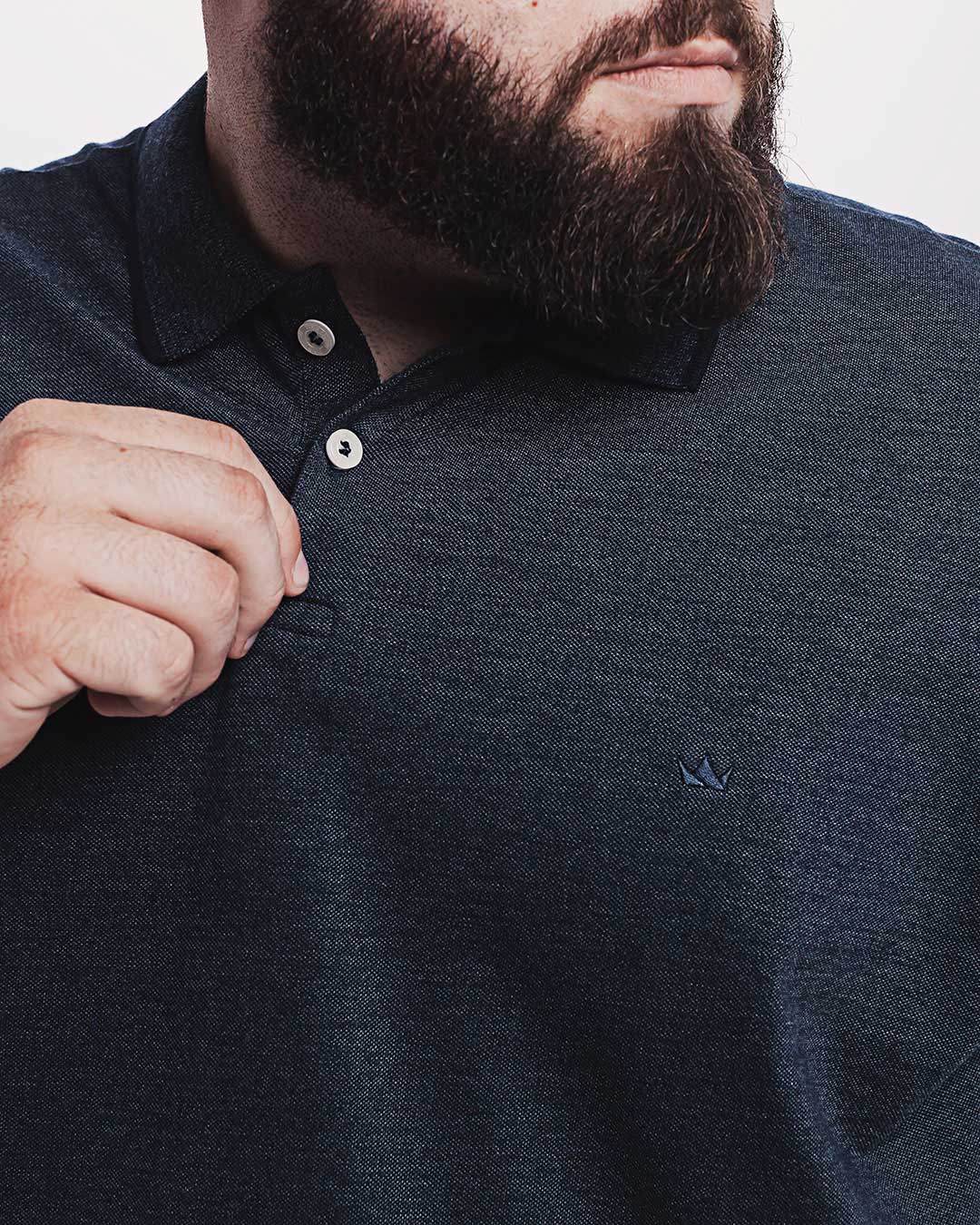 Polo Piquet 301 Mescla Azul Marinho Ezutus Compre roupas estilosas na Amorope, site seguro, frete grátis e parcelamento sem juros. Moda feminina e masculina num só lugar.