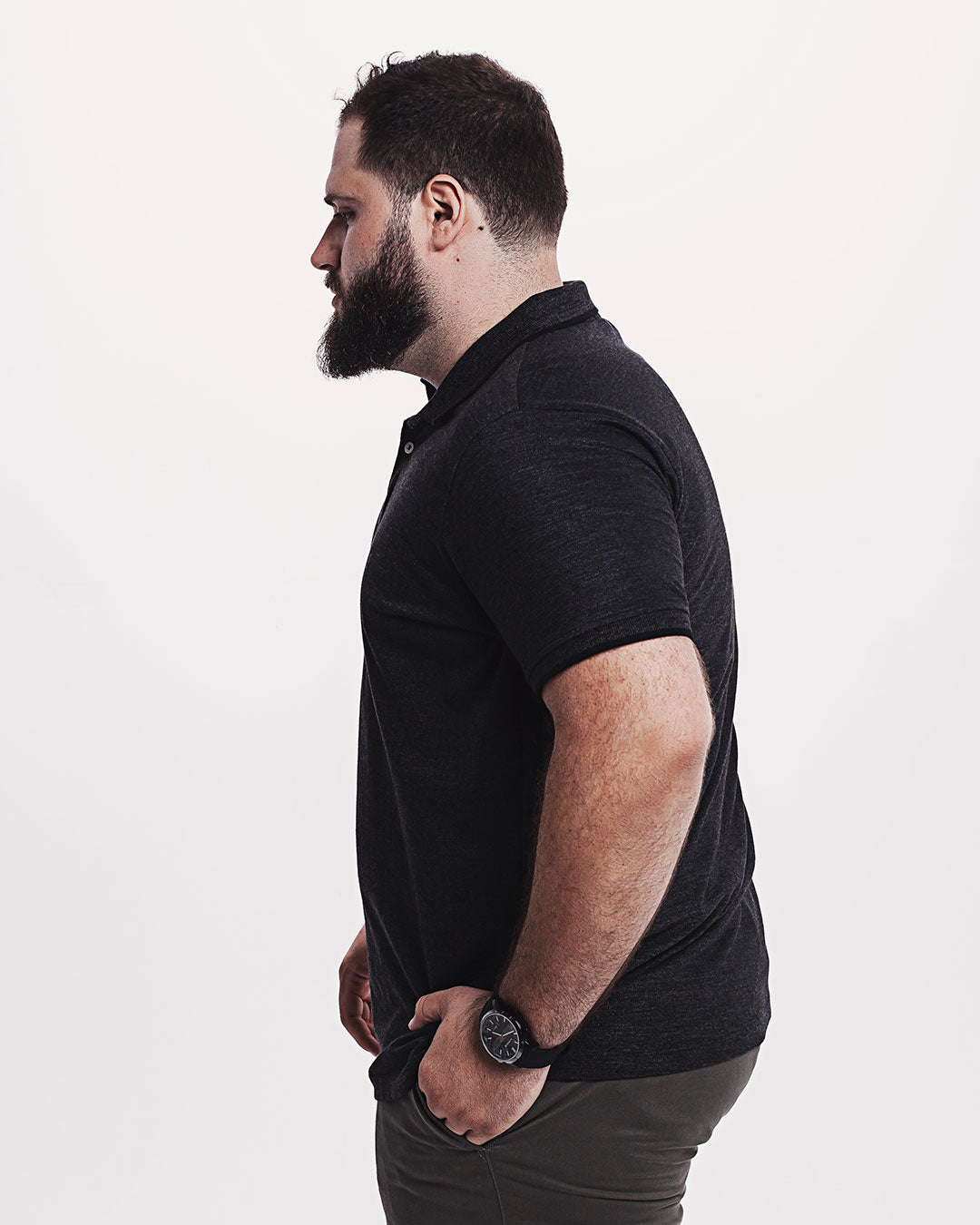 Polo Piquet 301 Mescla Preta Ezutus Compre roupas estilosas na Amorope, site seguro, frete grátis e parcelamento sem juros. Moda feminina e masculina num só lugar.
