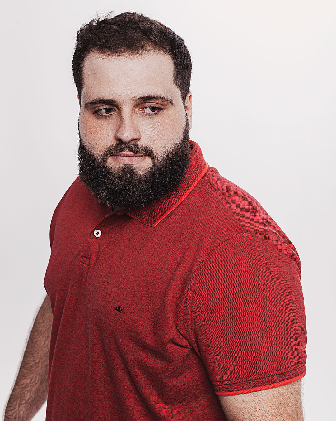 Polo Piquet 301 Mescla Vermelha Ezutus Compre roupas estilosas na Amorope, site seguro, frete grátis e parcelamento sem juros. Moda feminina e masculina num só lugar.